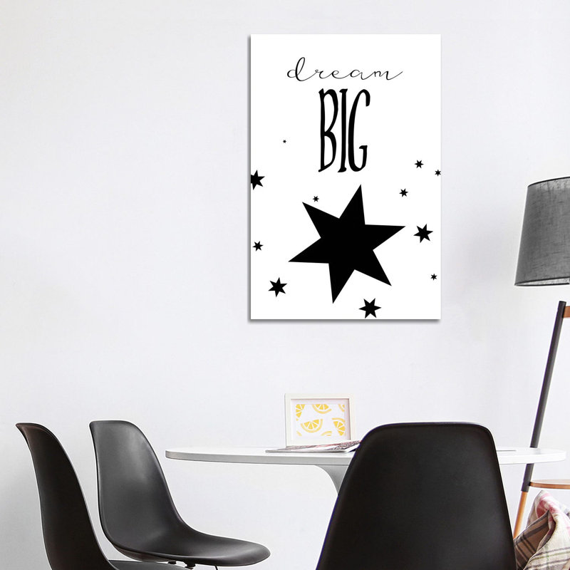 Dream Big by Leah Straatsma - Wrapped Canvas Print, 20.32 cm H x 30.48 cm W