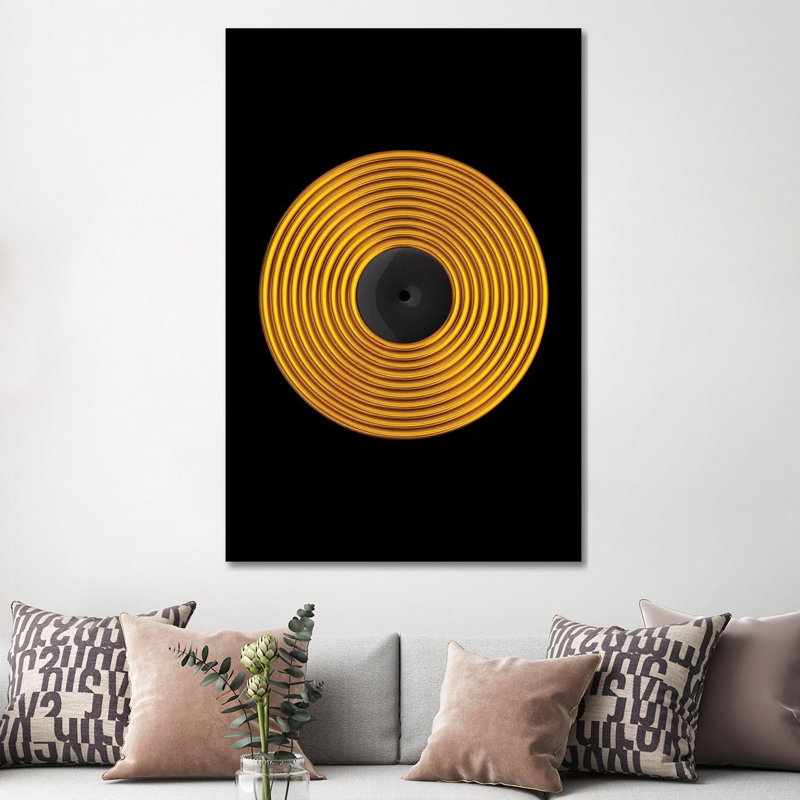 Vinyl by Octavian Mielu - Wrapped Canvas Print, 152.5 cm H x 101.5 cm W