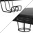 45.25" x 29" Computer Table Gamer Workstation with Headphone Holder and 2 Cable Management Holes