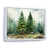 White Floater Framed