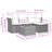 Vidaxl Garden Sofa Set Black