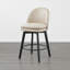 Tabouret de comptoir pivotant rembourré-953763483-953763482