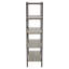 Octa 162cm H x 80cm W Manufactured Solid Wood Etagere Bookcase-131889810-131889811