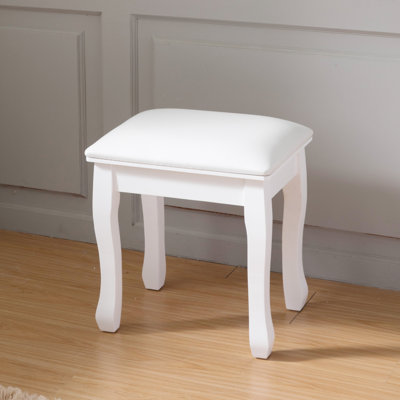 Vanity Stool Padded Makeup Chair Bench by Alcott Hill