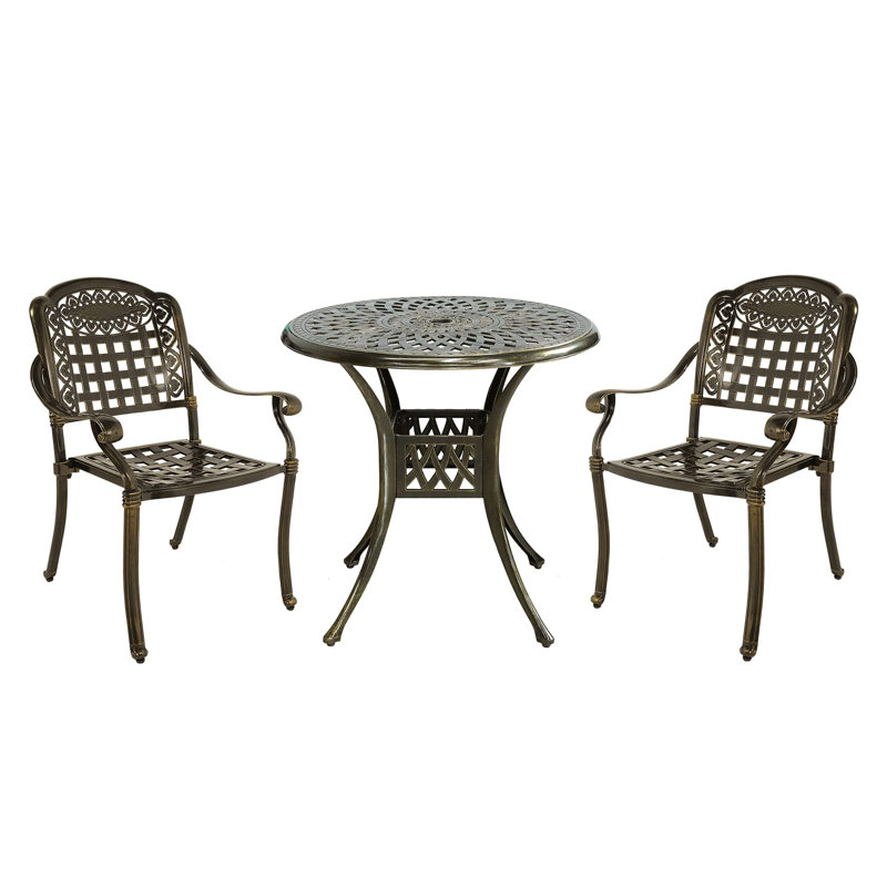 2 - Person Patio Dining Set with Round Table