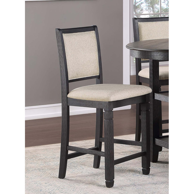 Ensemble de 2 chaises en bois, Noir