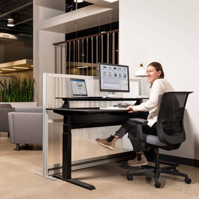 Système de cloison modulaire Harmony Translucence, l 70 po x H 48 po
