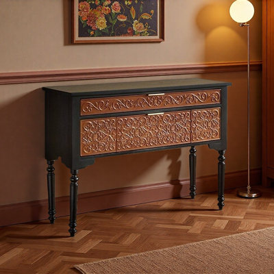 French Style Antique Style Accent Cabinet