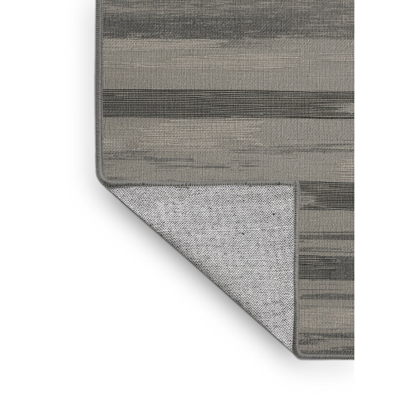 Washable Driftwood grays Nautical Area Rug, Square 8'