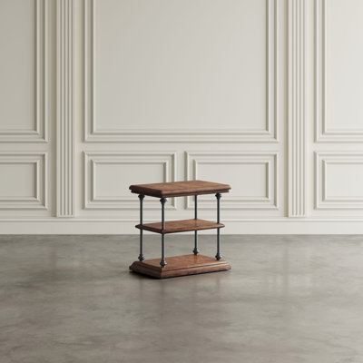 Jiyana Solid Wood Top End Table