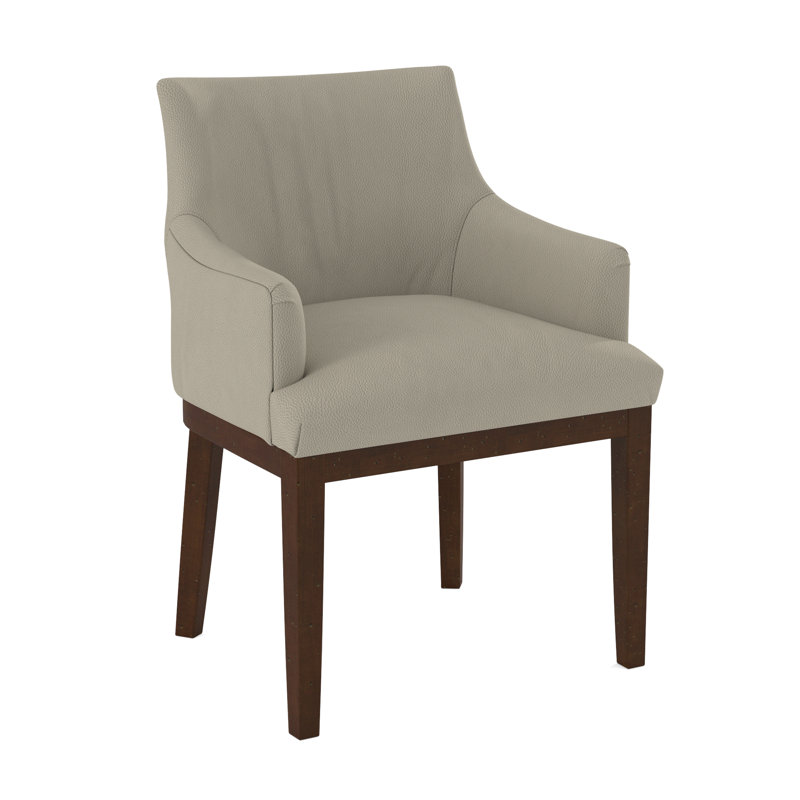 19'' H Upholstered Armchair, Nutmeg, Rumor Dymond Dust