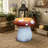 Outdoor Side Table,Mushroom Statue Stool