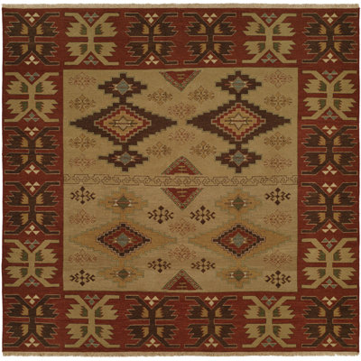 Wool Ikat Area Rug