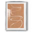 «Terracotta Drift I», reproduction encadrée de qualité supérieure - prête à être accrochée-98028955-98028948-98028946