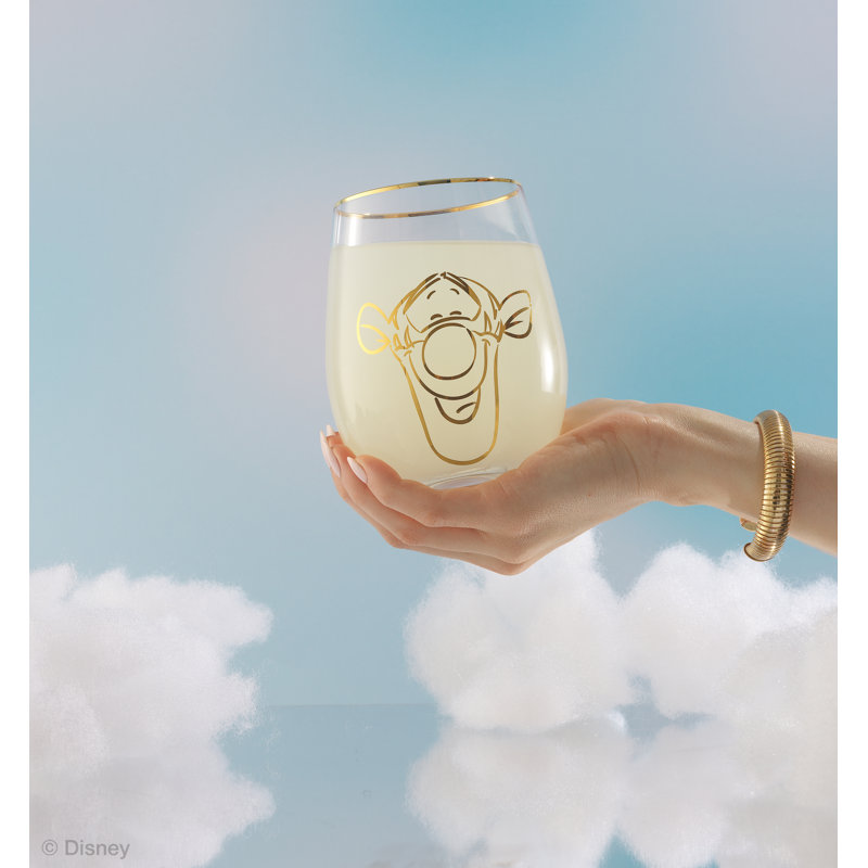 Pooh Spirits Hero faces, contour doré, ensemble de 4 (19 oz)