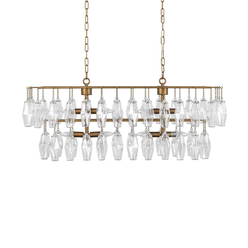 Lustre en métal 8 lumières Tressia