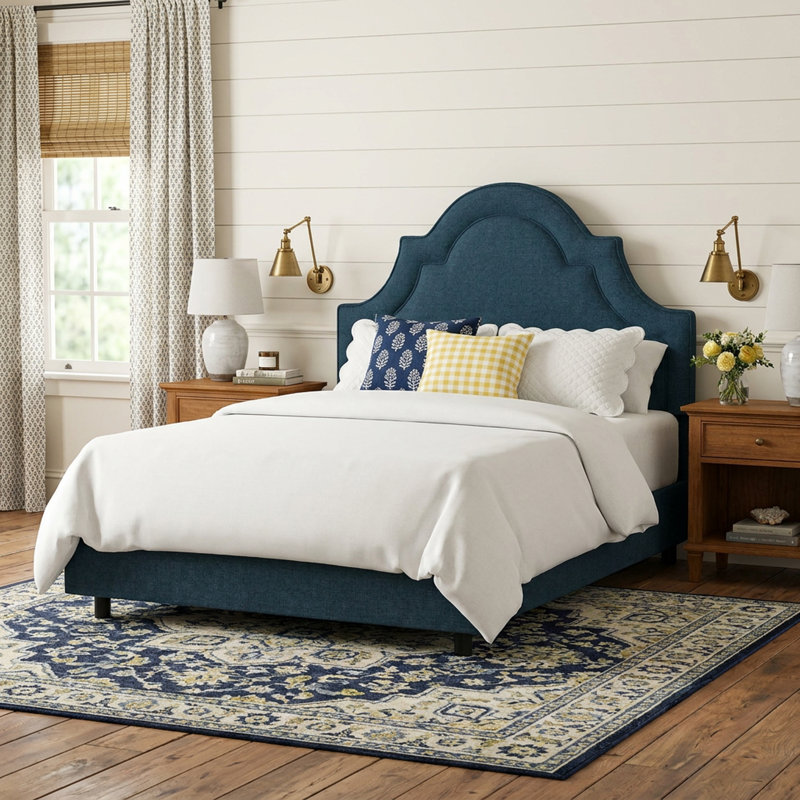 Lit Belmont, Lit simple, Bleu marine Zuma
