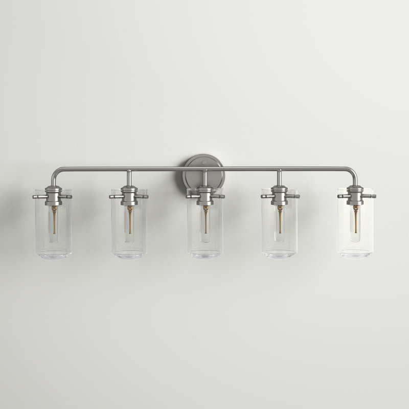 Barbosa 5 - Light Dimmable Vanity Light, Brushed Nickel