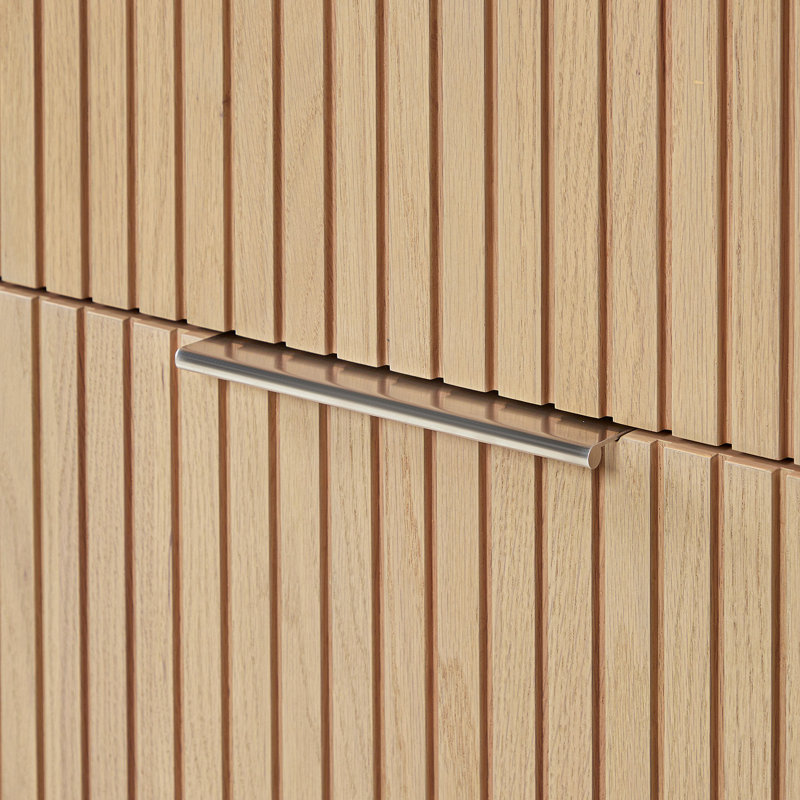 Base de meuble-lavabo mural simple 36 po Lucia en chêne naturel, Chêne naturel