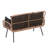 Outdoor Rattan Loveseat-202683578