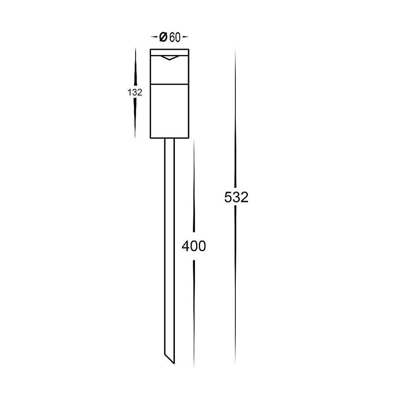 Agne Low Voltage Integrated LED Metal Pathway Light, Black
