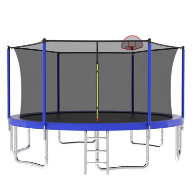 Trampoline pour enfants avec filet de sécurité pour l'extérieur