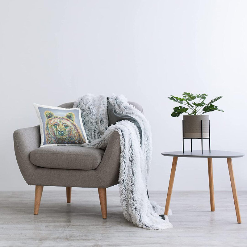 Polyester Throw Square Pillow Cover & Insert