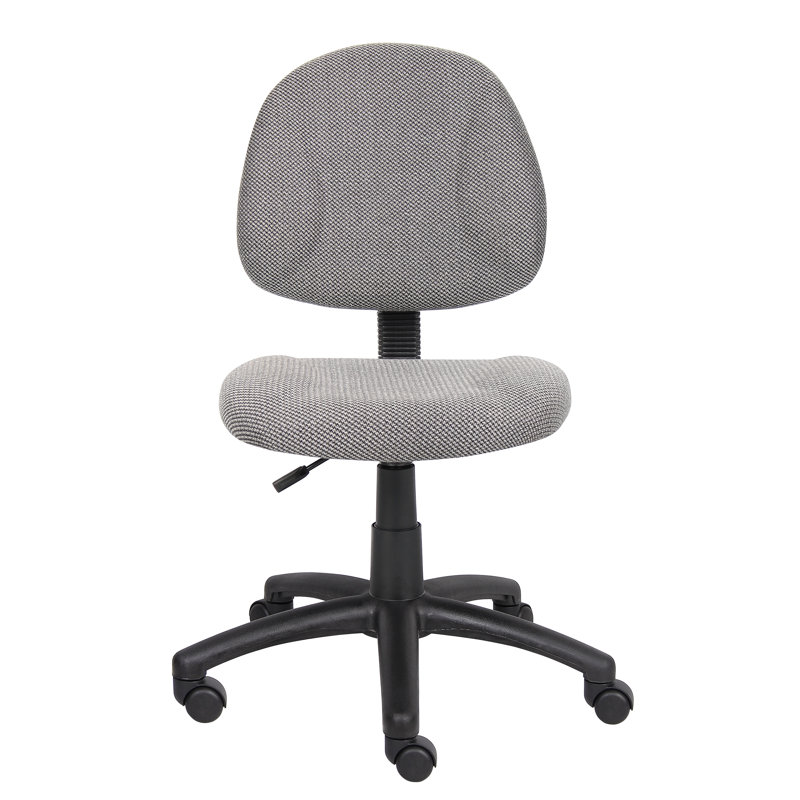 Task Chair, Gray Twill, Not Included