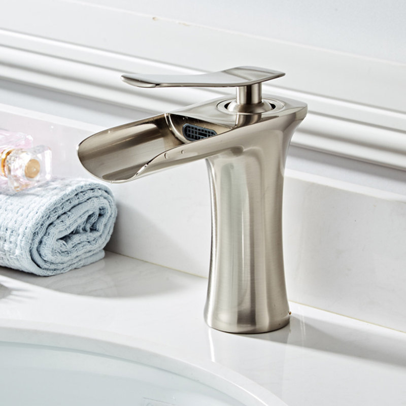 Single-handle Bathroom Faucet, Silver