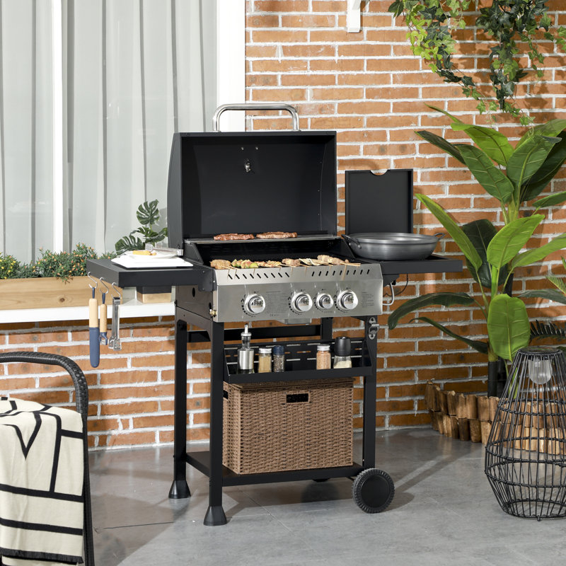 Chariot de barbecue pour barbecue au propane 38 000 BTU