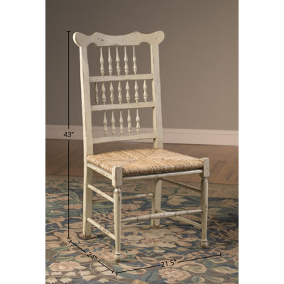 Chaise d'appoint en bois massif Crossno