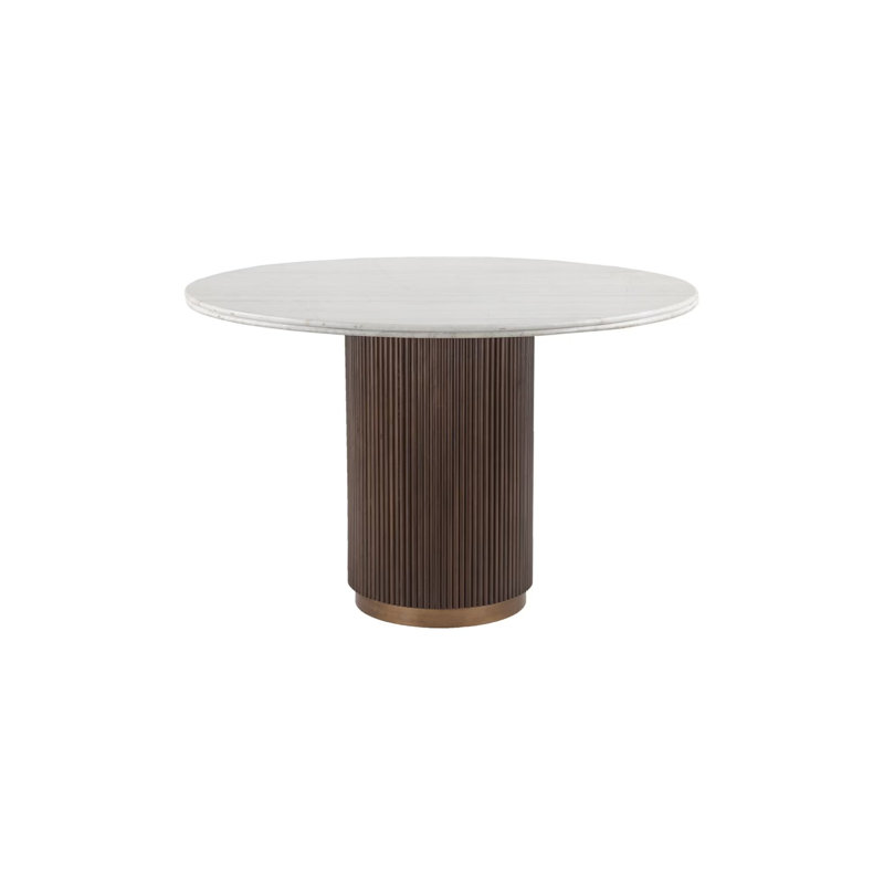 Round Marble Top Dining Table