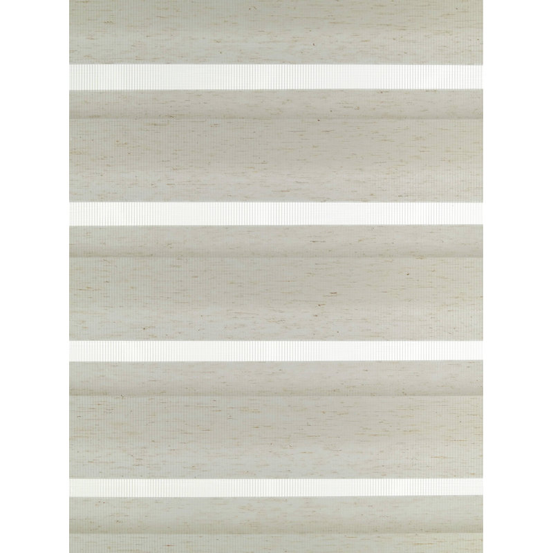Arwood Semi Sheer Curtain Panel Pair Single Panel, Off-white mix