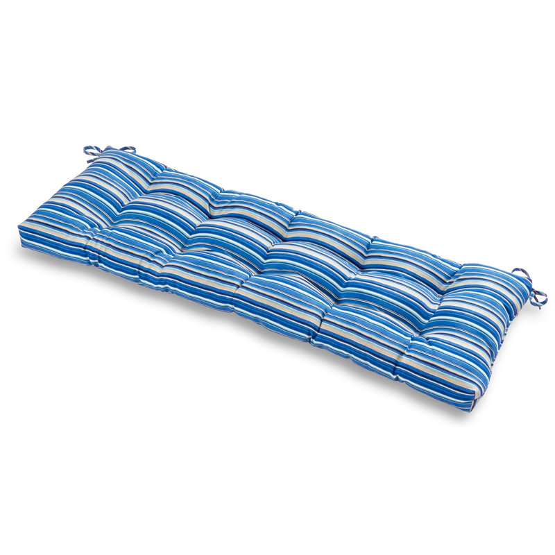 Coussin de banc d'extérieur Shipton, Saphir, 5", L 51 po x P 18 po