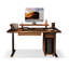 Bureau debout rectangulaire en bois massif noyer-2020418746