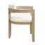 Linen Upholstered Armchair in Beige-304304172-304304163