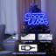 Enseigne lumineuse bleue 1 po Costales-539577776