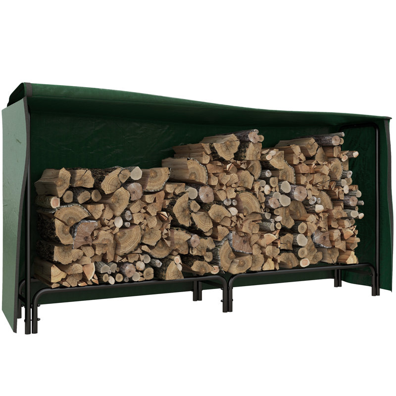 Akshana 200cm W Metal Log Rack
