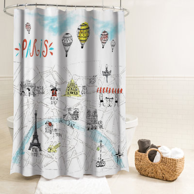 Rideau de douche Jadon Parisian Summer