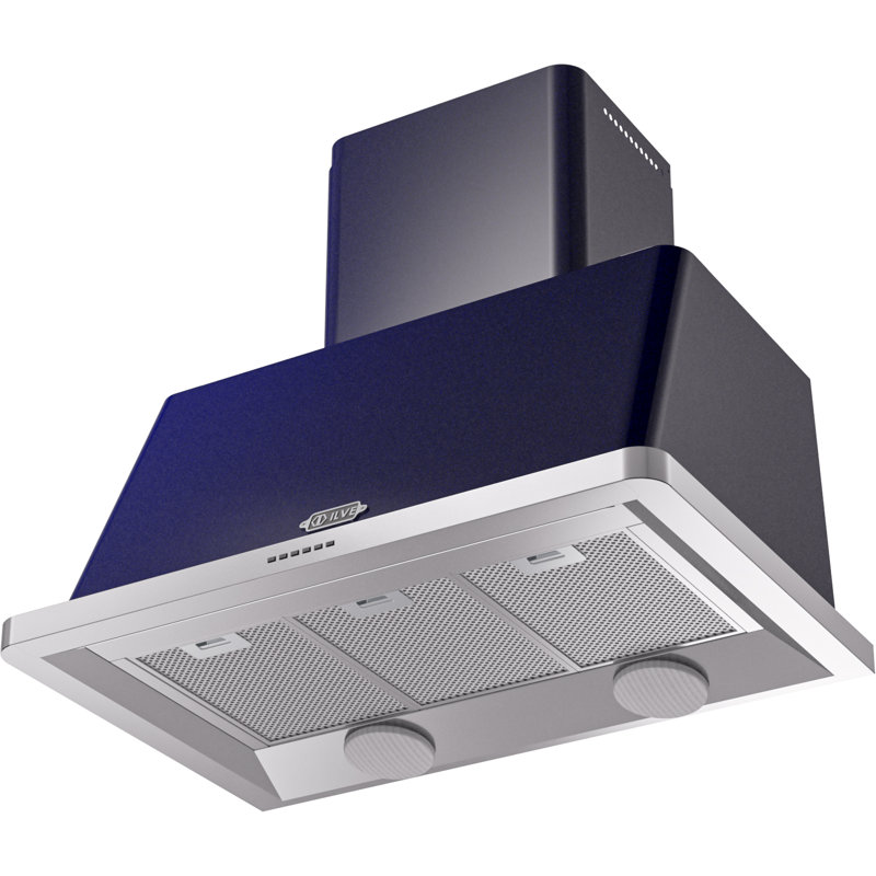 ILVE Majestic II 36 in Range Hood, Midnight Blue