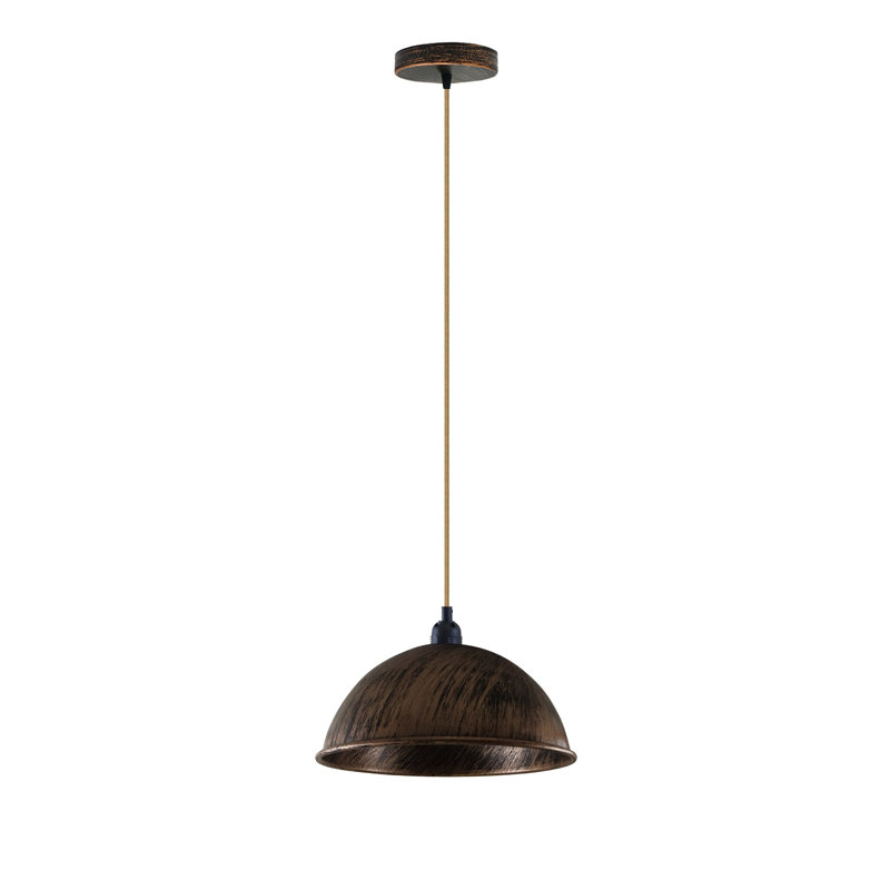 Brittaney 1 - Light Single Pendant, Brushed Copper, Yes