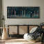 «Moody Night Forest», art mural chambre à coucher bleu marine, impression numérique sur toile giclée sur toile-111654053-111654055