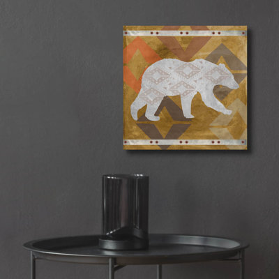«Bear 3» par Erin Clark, art mural en verre acrylique