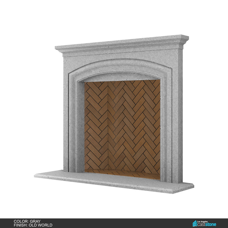 Manchester Fireplace Surround, Old World Gray