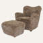 Chaise Varian Theo Shearling