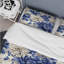 Ensemble de housse de couette Cobalt Blue Brocade Victorian-1185129048