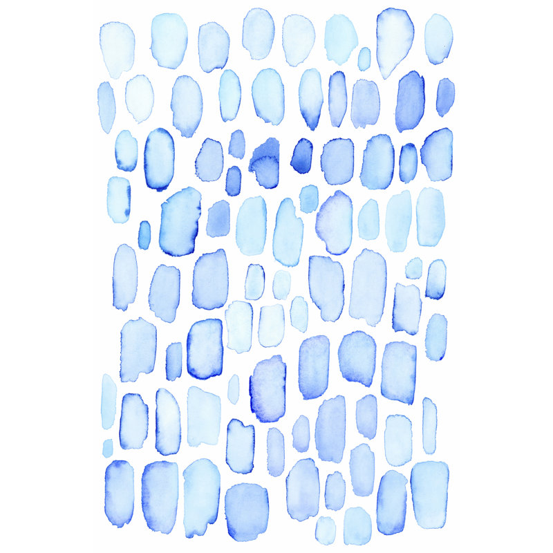 Ice Cubes I by Grace Popp - Painting Print, Black Floater Framed, 122cm H x 81cm W