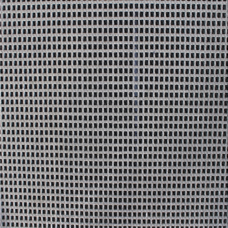 Tapis noir/gris à motifs Tisbury, Carré 3 pi