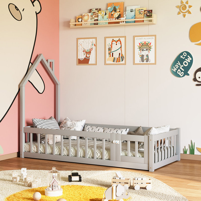 Cot Bed / Toddler (70 X 140cm) Standard, Grey