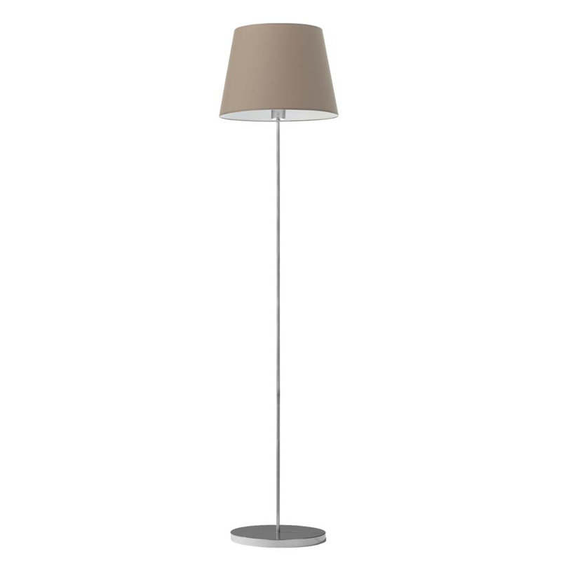 Artimus 162.5cm Traditional Floor Lamp, Silver, Beige